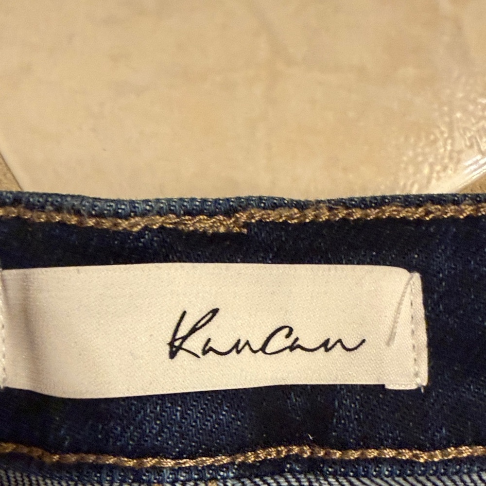 KanCan Women's Dark Blue Flare Jeans - Picture 2 of 8